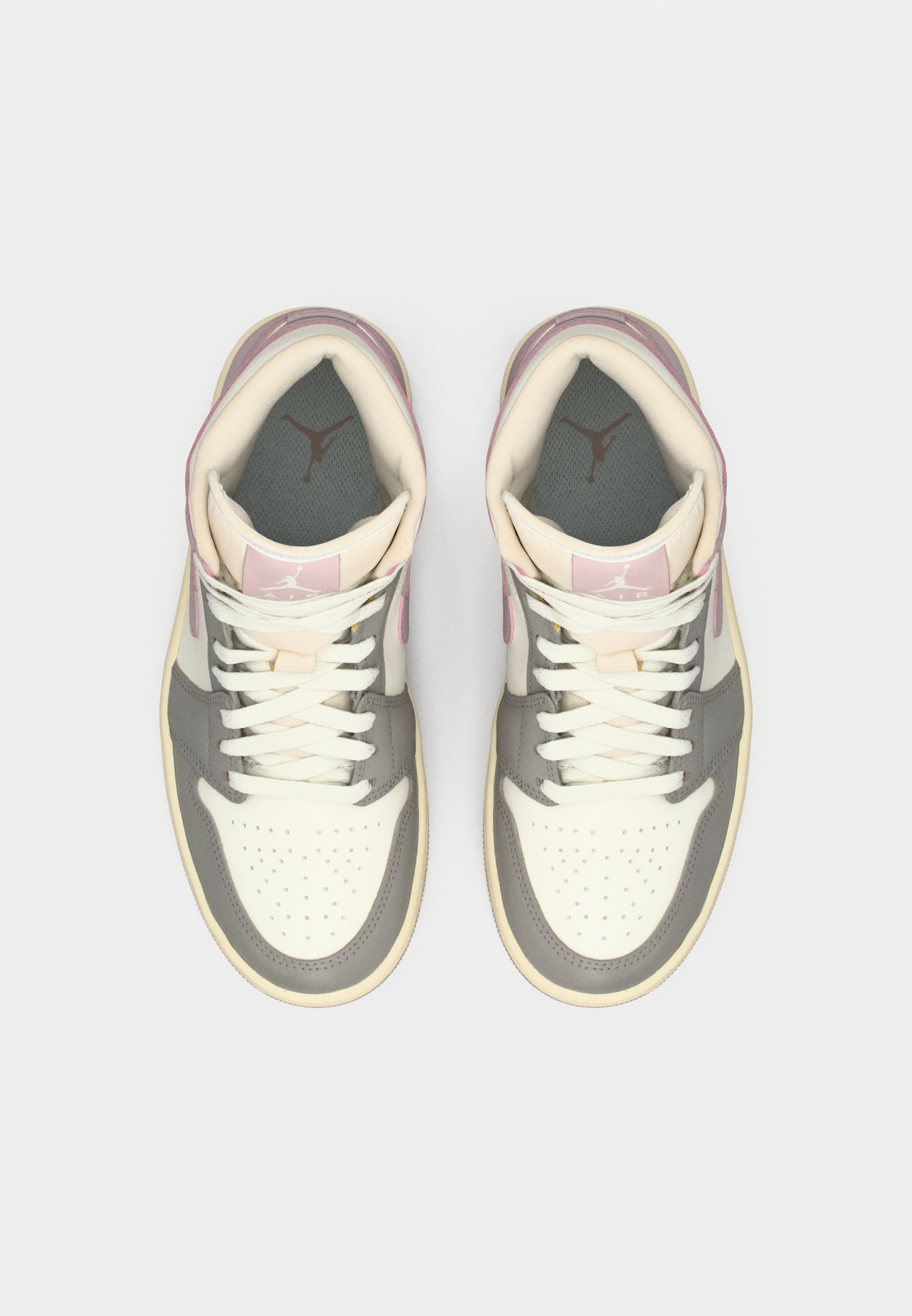 grey and pink retro jordans