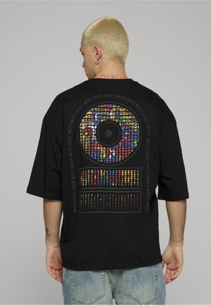 COSMIC PUFF OVERSIZED - T-shirts med print - black