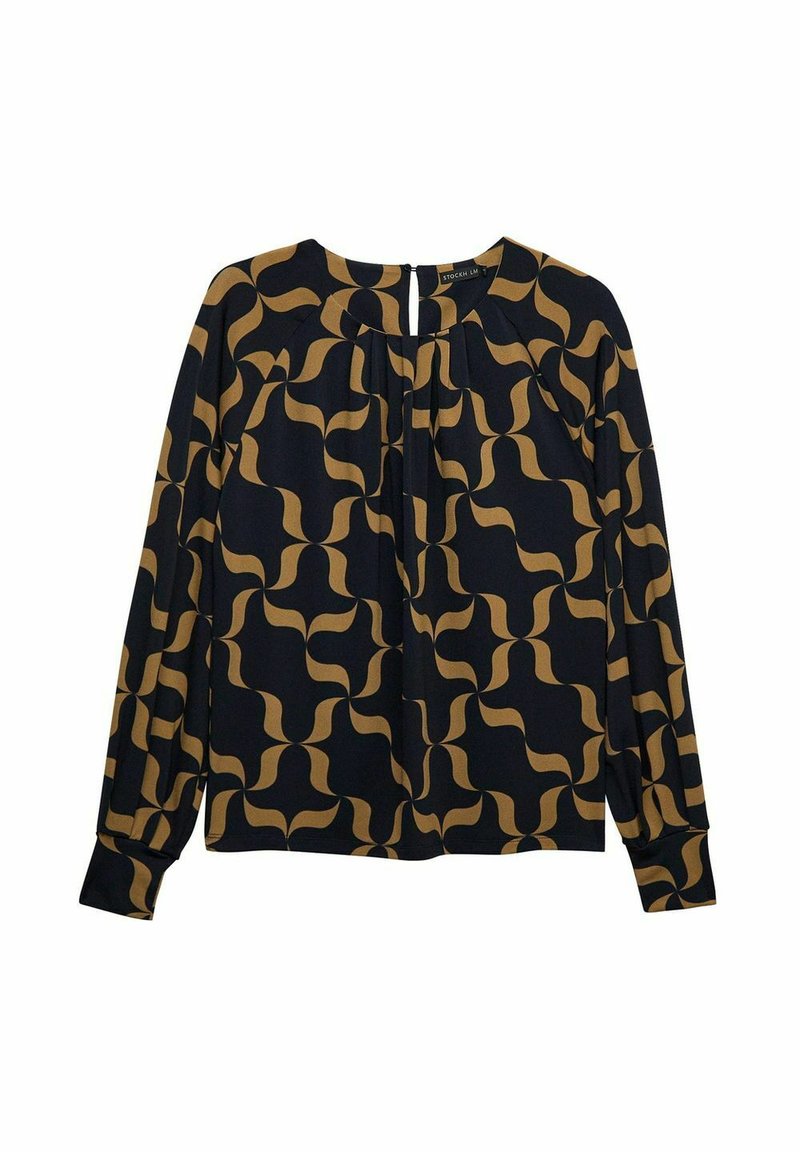 STOCKH LM HILDA LONG SLEEVE - Blouse - navy ribbon/donkerblauw - Zalando.nl