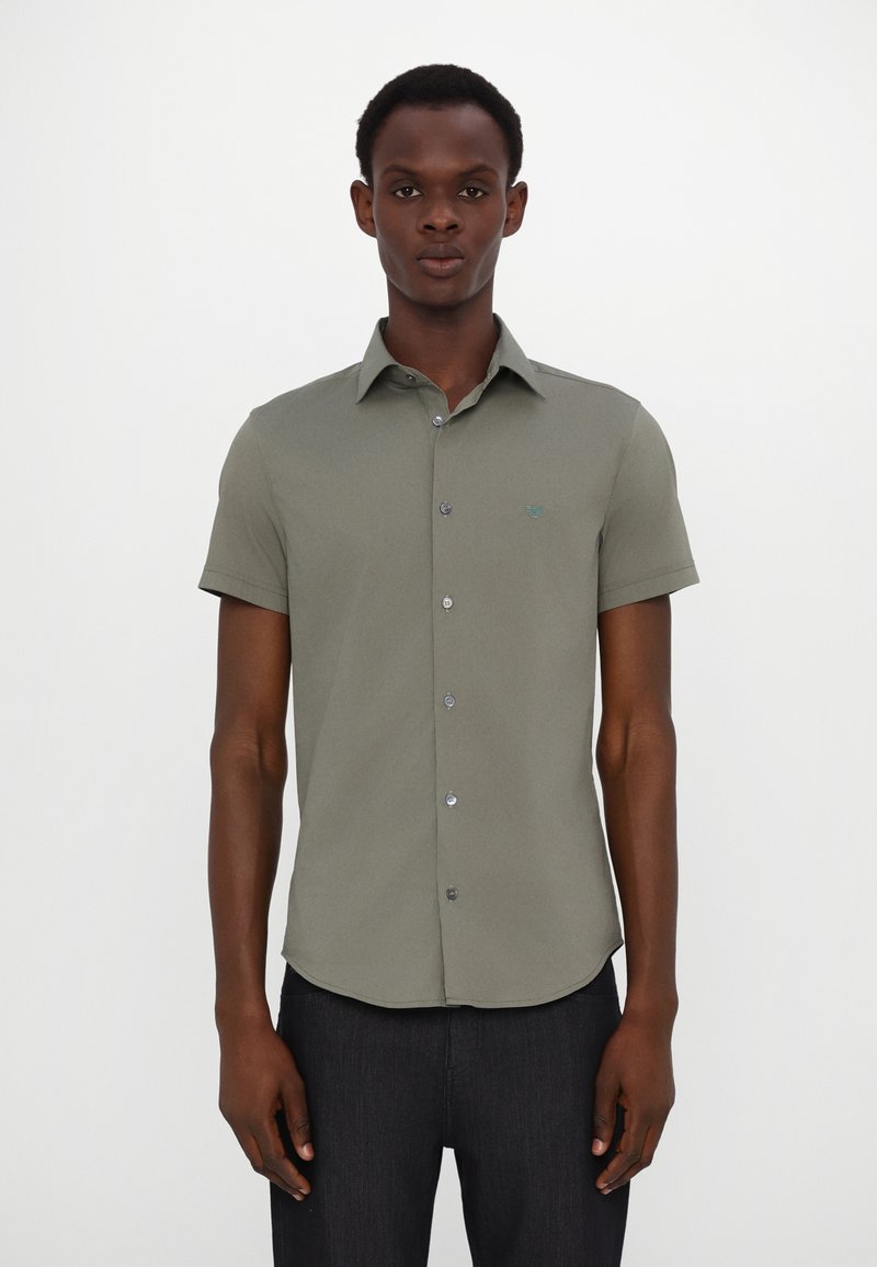Emporio Armani SHIRT - Marškiniai - mulled basil
