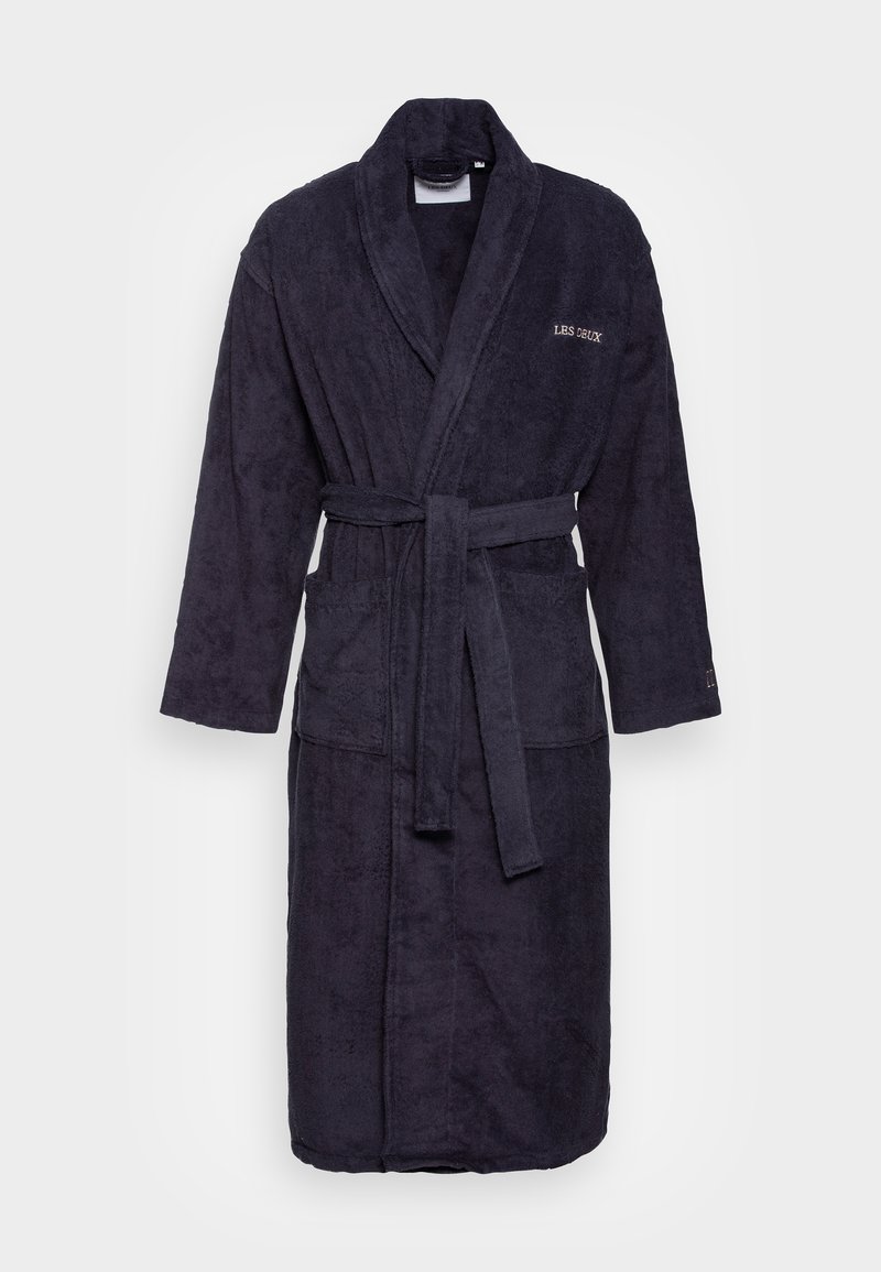 Les Deux LES DEUX BATH ROBE Bademantel dark navy/ivory/dunkelblau