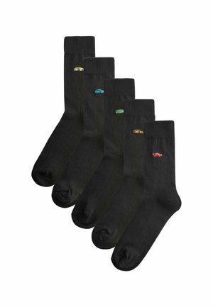 EMBROIDERED FIVE PACK - Strumpor - black sports cars