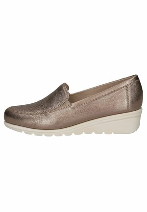 Mocassins - taupe metallic