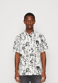 Edwin PRIVATE LETTER SHIRT UNISEX - Pogājama blūze - white/black