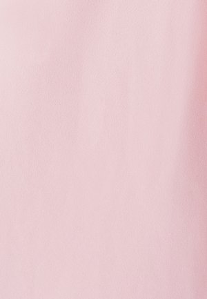 Light pink fabric with a smooth, matte texture. Semi-opaque with a uniform color and no visible patterns or embellishments.