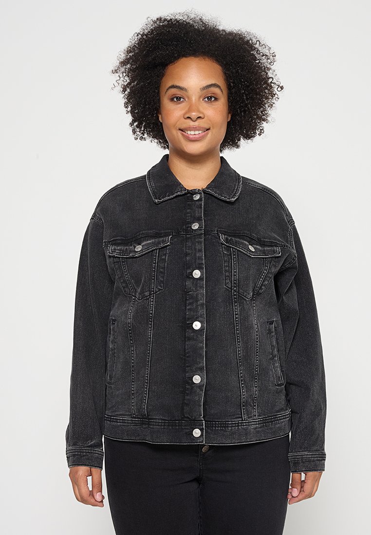 ONLY Carmakoma Spijkerjas zwart