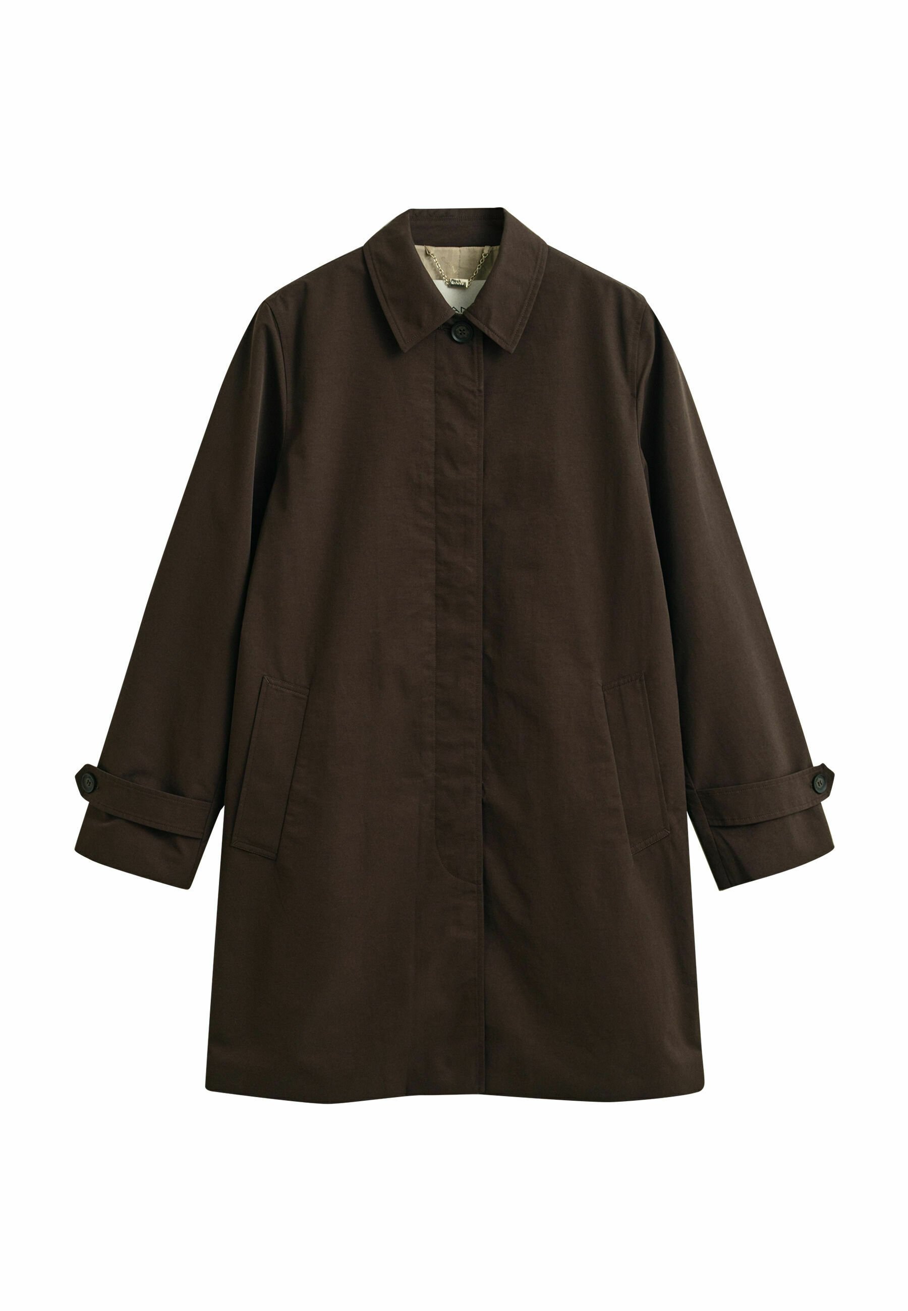 GANT CAR COAT - Krátký kabát - deep brown