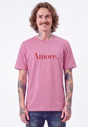 watapparel, AMORE UNISEX - T-Shirt print - bubble pink