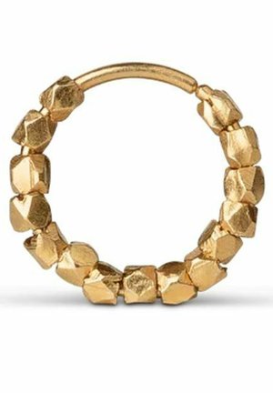 BEAD TWIST - Single earring - gold plated ss