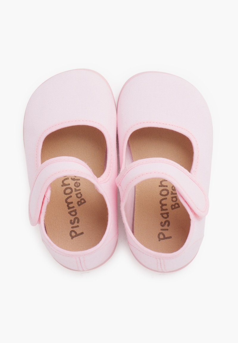 Merceditas Lona Niña Pisamonas Merceditas Barefoot Lona Cierre