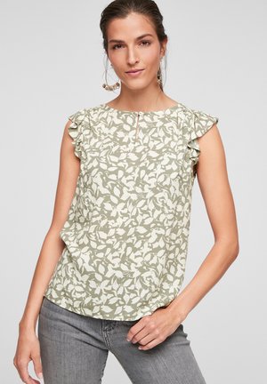 MET MOTIEF ALL-OVER - Print T-shirt - summer khaki aop