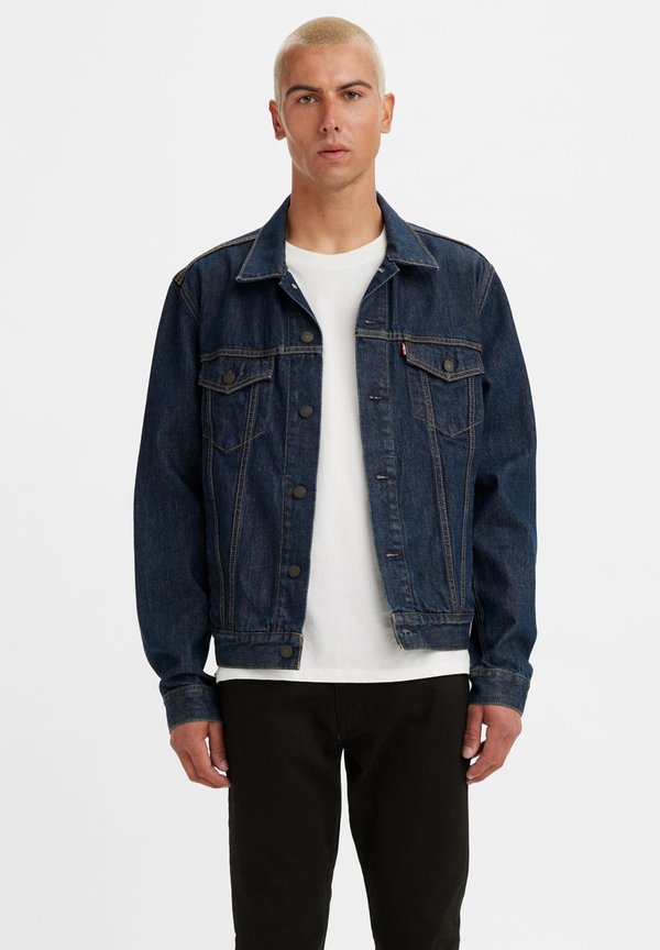 TRUCKER JACKET - Jeansjacke - med indigo