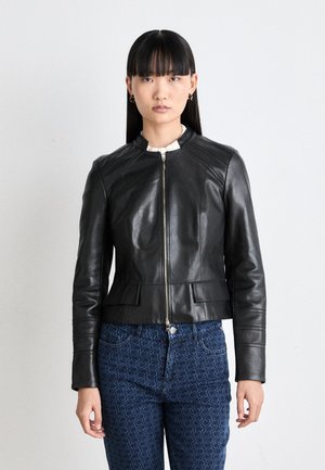 Marc Cain Lederjacke - black