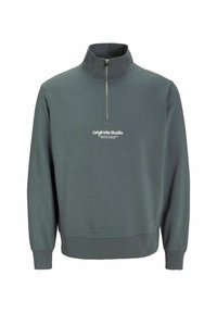 JORVESTERBRO QUARTER ZIP - Bluză de molton - stormy weather