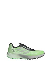 adidas Terrex AGRAVIC FLOW 2.0  - Trail hardloopschoenen - semi green spark   wondersilver   core black