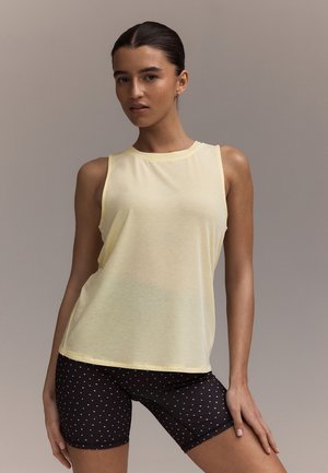 Next, REGULAR FIT - ACTIVE CROSS BACK TANK   - Top - lemon yellow