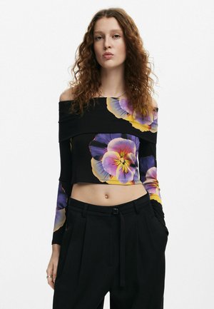 Desigual M. CHRISTIAN LACROIX - Top s dlhým rukávom - black