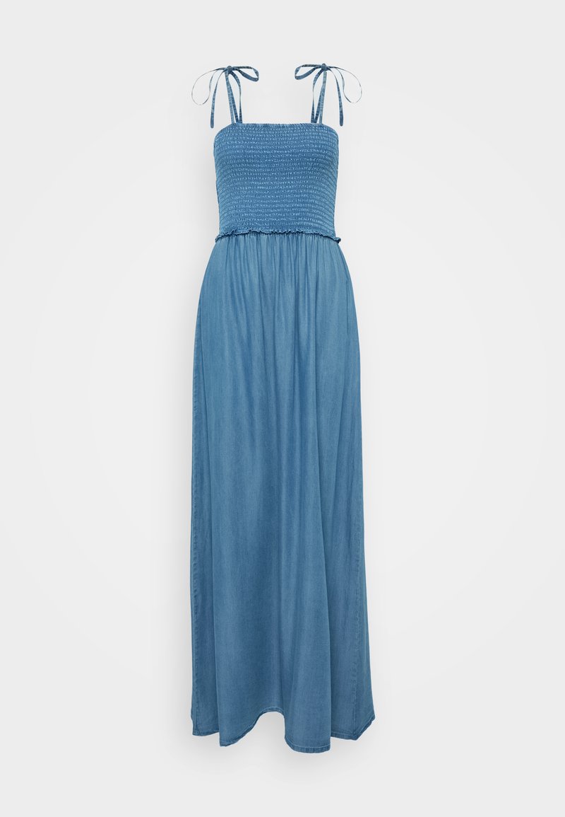 Only Tall Maxi-jurk blauw denim/bluedenim Only Tall Maxi-jurk blauw denim/bluedenim