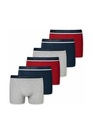 STREIFEN  6ER PACK - Boxer Briefs - navy   hellgrau melange   rot