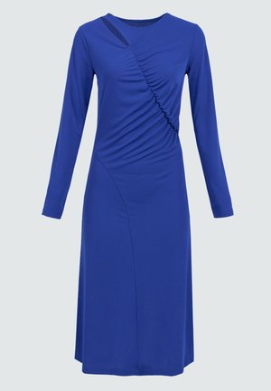 Jimmy Key LONG SLEEVE ELEGANT MIDI WITH WINDOW DETAIL - Robe en jersey - blue
