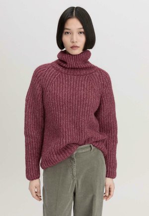 hessnatur Strickpullover - dunkelrot