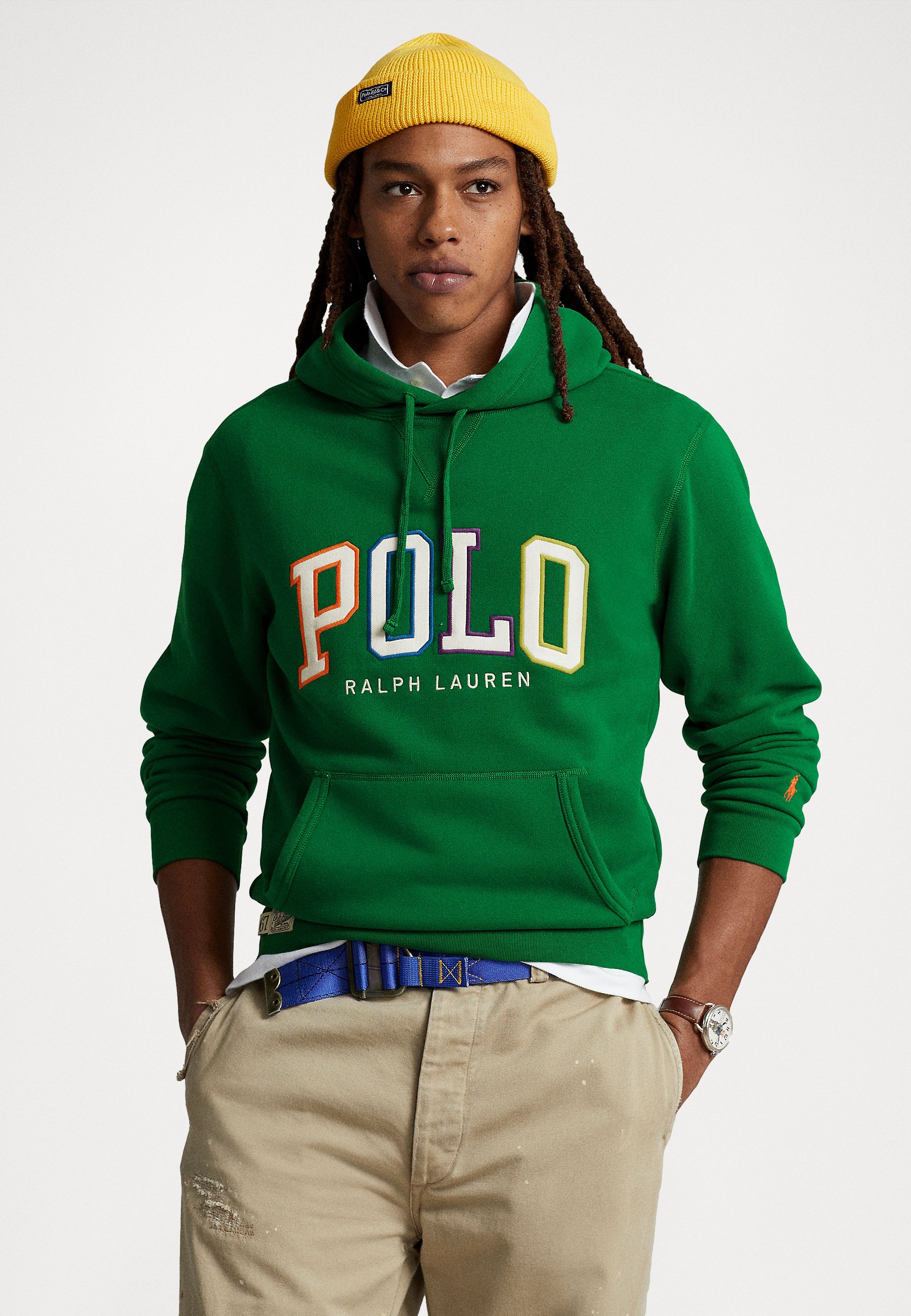 Polo Ralph Lauren THE RL FLEECE LOGO HOODIE - Sweatshirt - athletic  green/vert - ZALANDO.FR