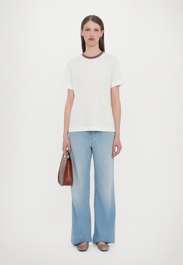 WOMENS STRIPE NECK - Basic T-shirt2