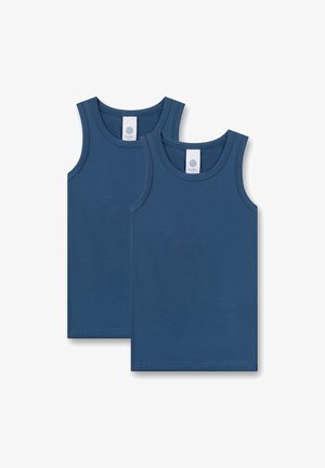 Sanetta, JUNGEN-UNTERHEMD (DOPPELPACK) DUNKELBLAU - Unterhemd/-shirt - blau