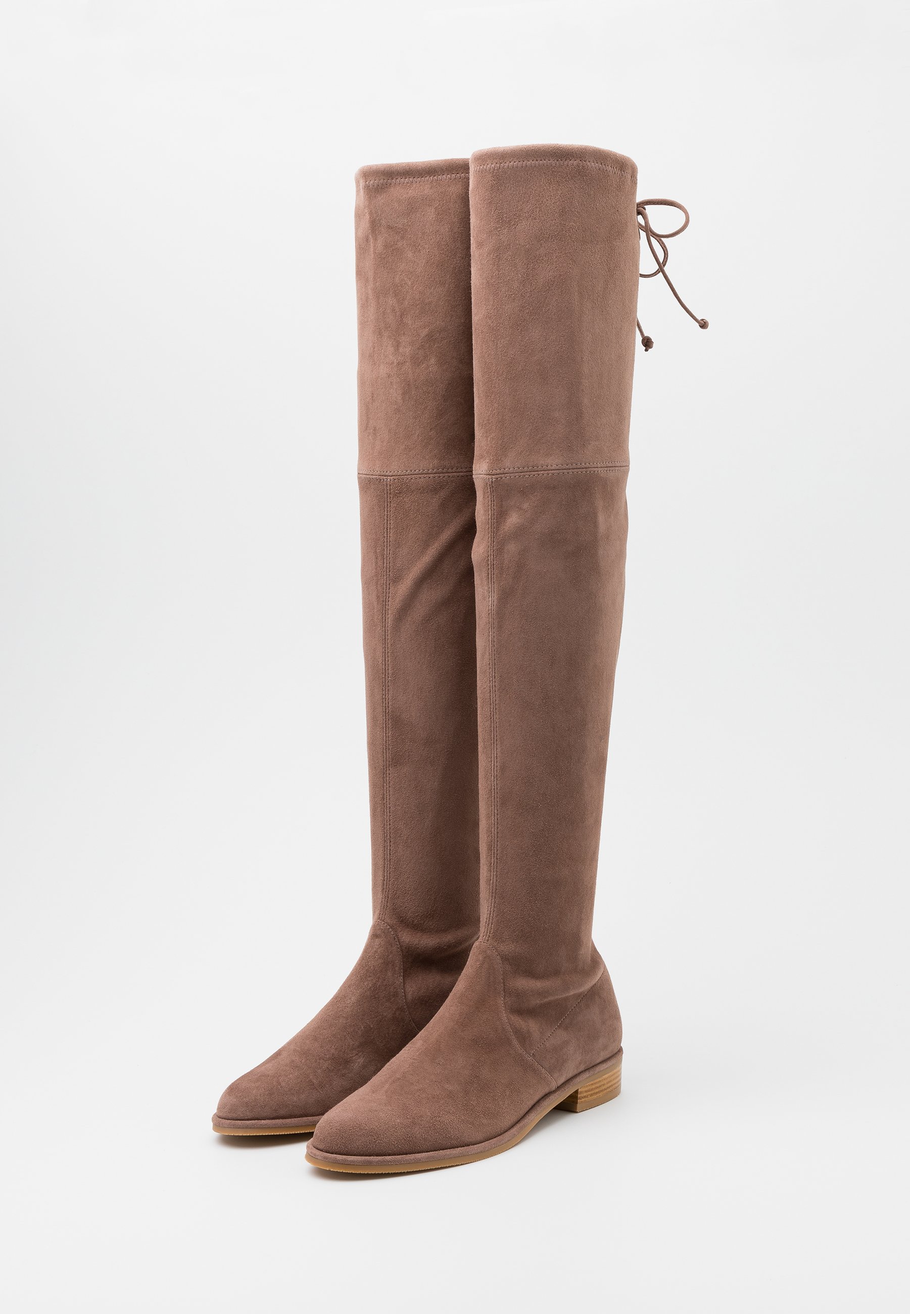 Stuart Weitzman LOWLAND Overknee laarzen taupe Zalando.nl Bruine Dames Overknee Laarzen van Stuart Weitzman online