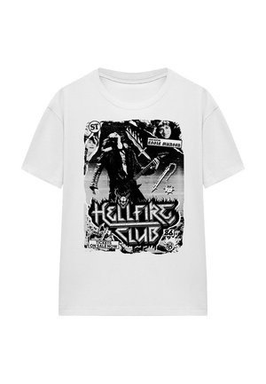 STRANGER THINGS HELLFIRE  - T-Shirt print - white
