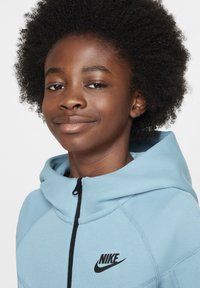 Nike Sportswear TECH FZ - Felpa con zip - denim turquoise black black