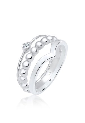 PRINCESS STACK - MIT KRISTALLEN VON SWAROVSKI® - Ring - silver-coloured