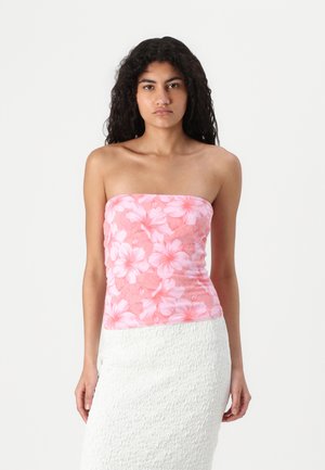Hollister Co. BARE FOLDOVER REVERSIBILE TUBE - Top - pink