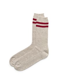 Socken - natural melange stripe