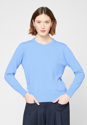 Rodier LONG SLEEVES ROUND NECK - Strickpullover - bleu pale