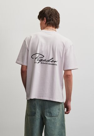 Pegador PIKE OVERSIZED TEE - T-shirt imprimé - light lilac