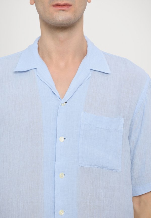 SHORT SLEEVE MEN RELAXED FIT SHIRT - Shirt - aquatic solid3