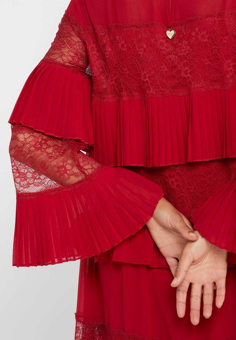 Twinset Cocktailkleid Festliches Kleid Rosso Veneziano Rot Zalando De 