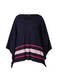 Ulla Popken STREIFEN, RUNDHALS  - Cape - marine