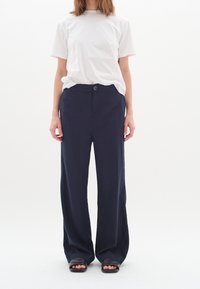 InWear Tygbyxor - mottled dark blue