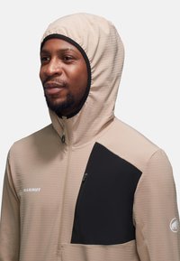 Mammut MADRIS LIGHT HALF ZIP - Kapuzenpullover - savannah black
