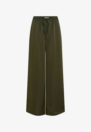 VILA, TROUSERS VIELLETTE WIDE-LEG - Pantalon classique - forest night