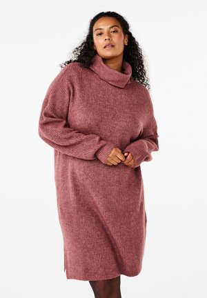 Neulemekko - rose brown melange