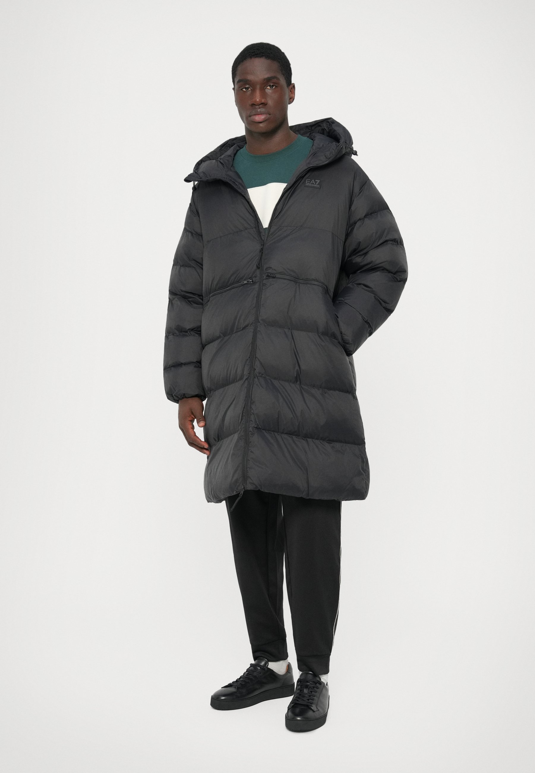 EA7 Emporio Armani MOUNTAIN POLAR BIG LOGO - Winter coat - black