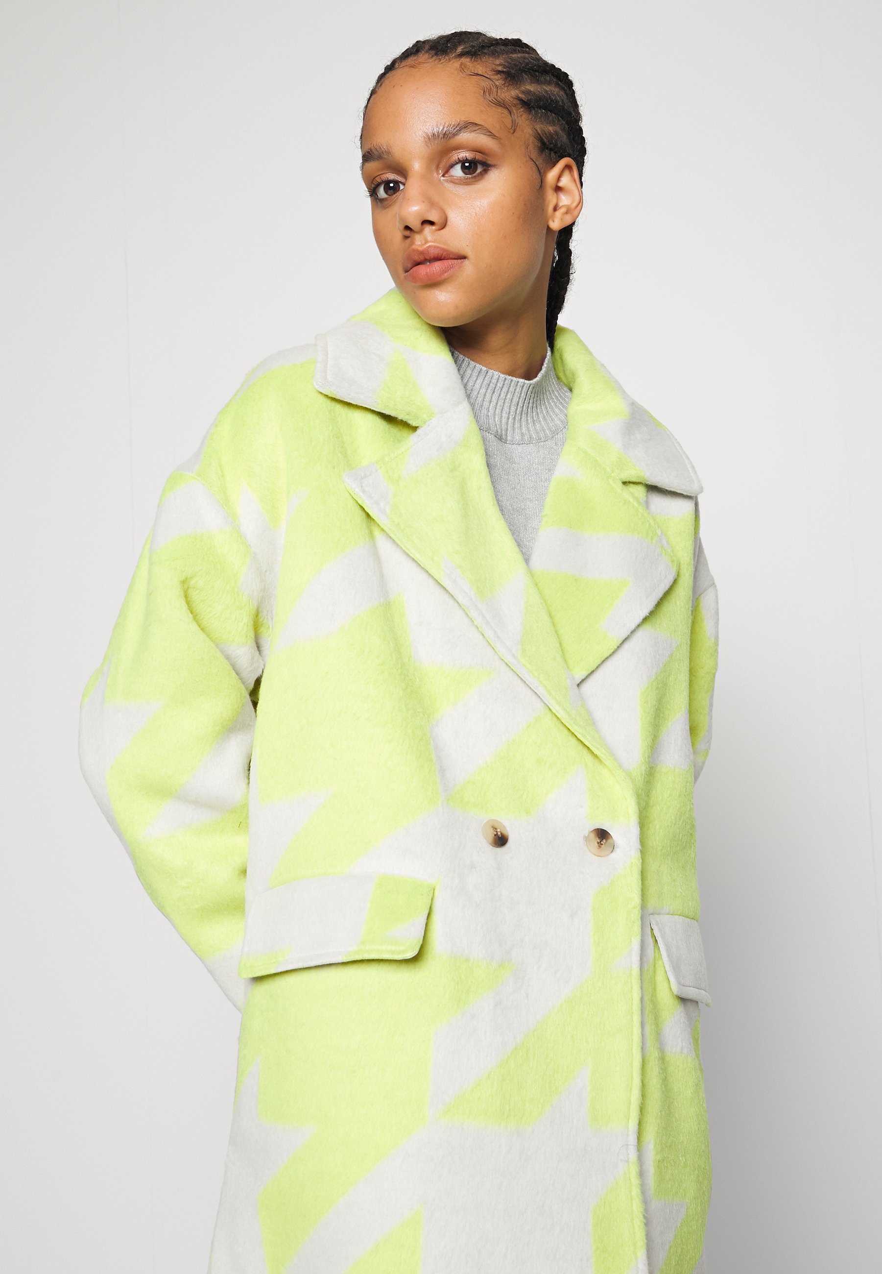 ONLY ONLLOOP HOUNDSTOOTH SHACKET 