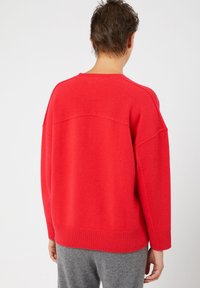 Rodier V-NECK IN 4-THREAD - Trui - corail