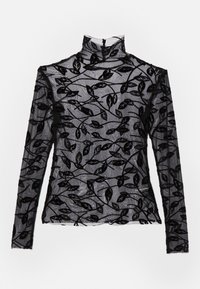 LONG SLEEVE TURTLE TOP - Langærmet T-shirt - black leaf