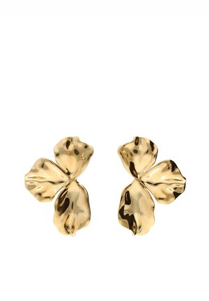 ICONIC HALF FLOWER - Earrings - gold coloured