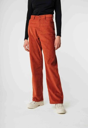 MELA MIT HOHEM BUND  OORJA - Stoffhose - brick