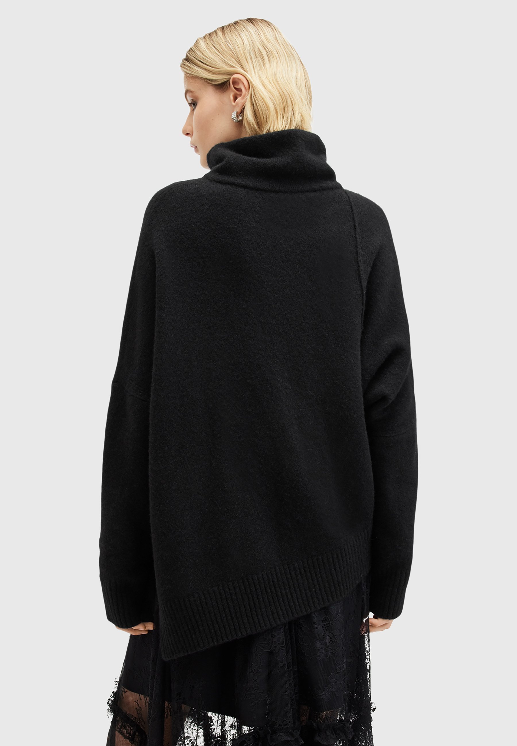 AllSaints LOCK ROLL NECK - Jumper - black - Zalando.ie